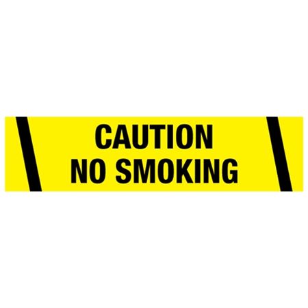 Caution No Smoking Barricade Tape